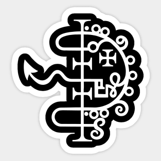 Asmoday sigil. Demonology. Demons seal. Asmodeus Sticker